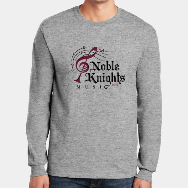Adult Unisex Long Sleeve- Sport Grey Thumbnail